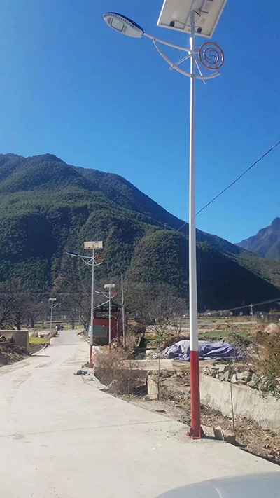 農村建設太陽(yáng)能路燈